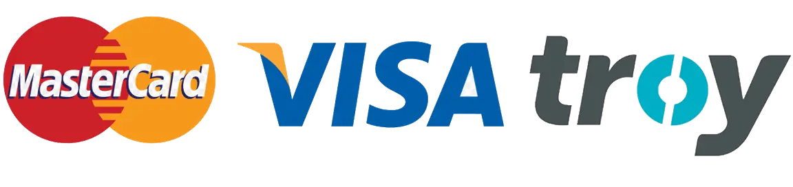 Güvenli Ödeme Seçenekleri: Mastercard, Visa, Troy
